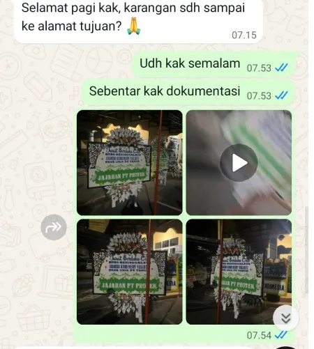 Pengiriman Papan Bunga Selamat Citra Gran Cibubur