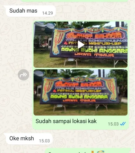 Pengiriman Papan Bunga Citra Gran Cibubur