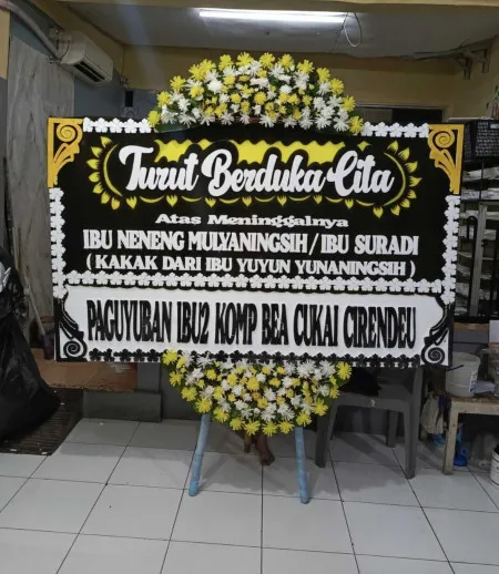 Papan Bunga Duka Citra Gran Cibubur