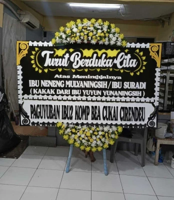 Papan Bunga di Citra Gran Cibubur
